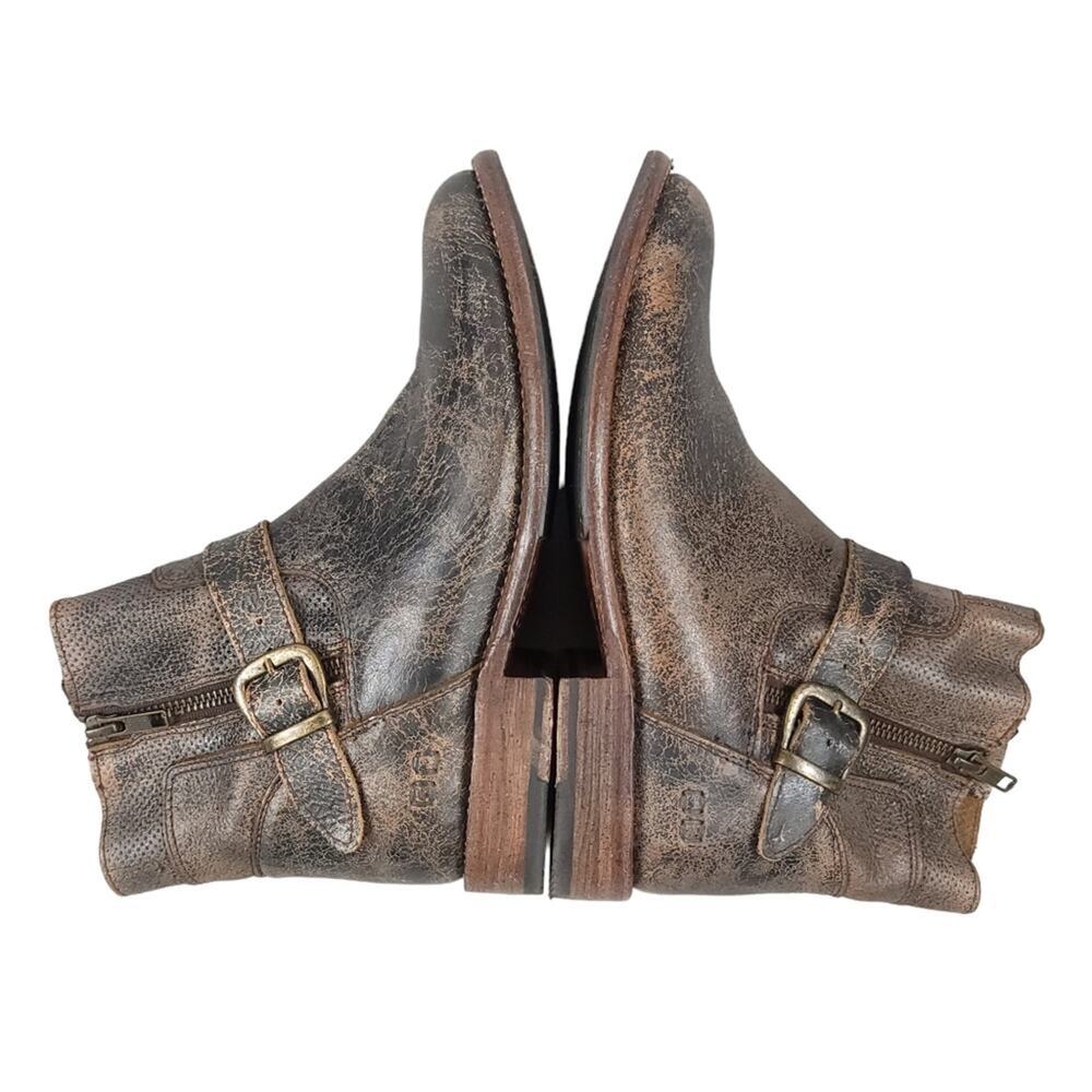 Bed Stu Becca Short Boot Black Lux Coastal Cowgirl Western Boho Ankle Bo… - Picture 9 of 13